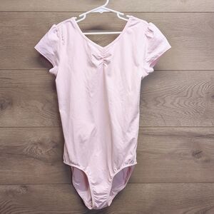 Danskin Now Light Pink Kids Ballet Leotard Girls Size XL 14-16